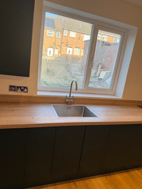 Full house refurbishment with damp tanking, rewire and new heating